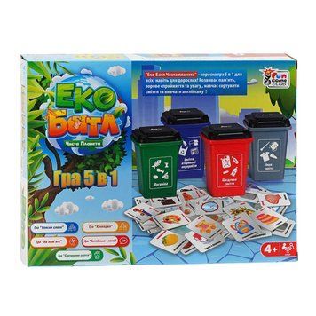 Настольная игра Эко Батл Чистая планета 4FUN Game Club 5 вариантов игры 38879 фото