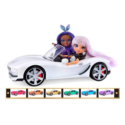 Машинка для ляльки Rainbow High — Різнобарвне сяйво, змінює колір 28130 фото