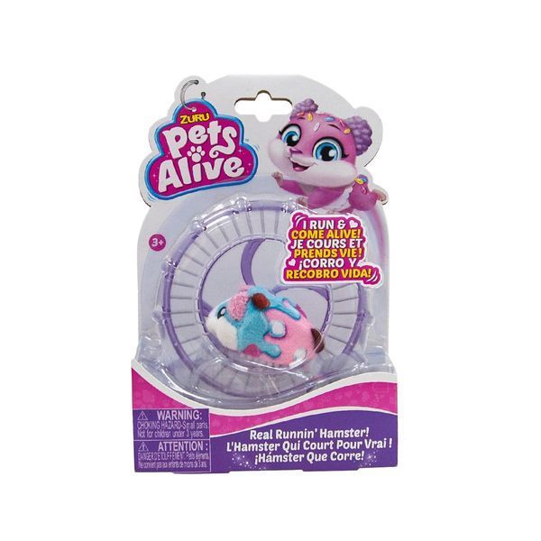 Интерактивная мягкая игрушка Pets Alive - Хомячок, бегает 27473 фото