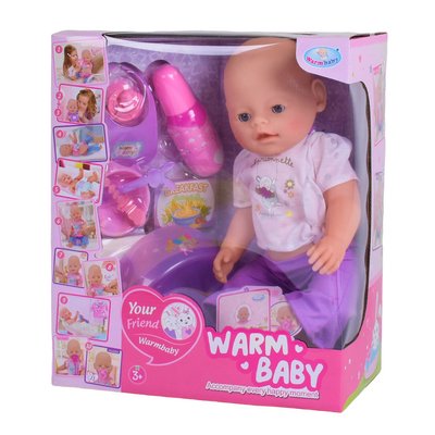 Пупс Warm Baby з аксесуарами вид 13 25301 фото