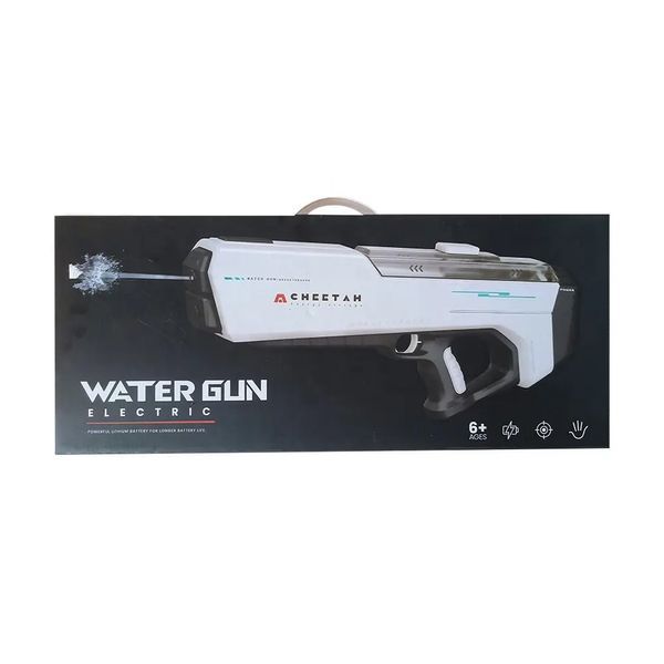 Електричний водний автомат на акумуляторі Індукційне водопоглинання Water Gun Білий 40434 фото