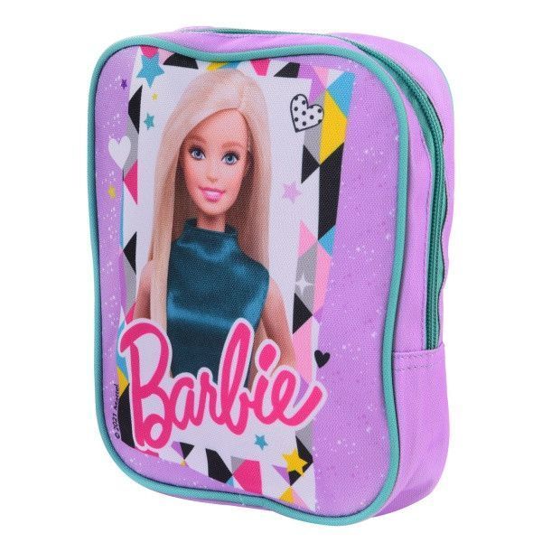 Трехколесный самокат со светящимися колесами Barbie Бирюзовый с фиолетовым 28673 фото