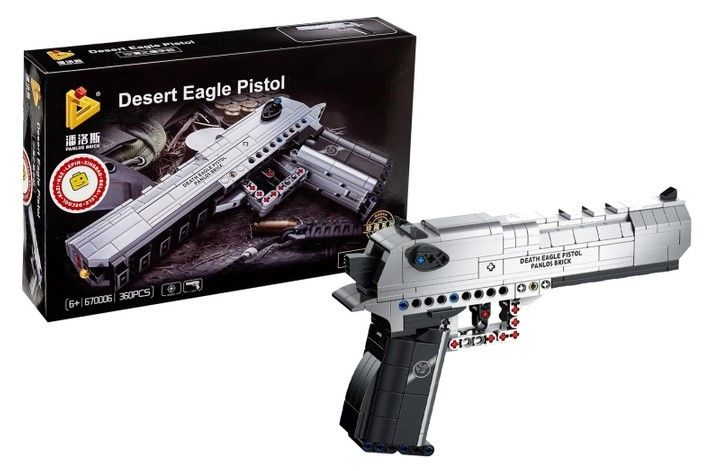 Конструктор пістолет дитячий Desert Eagle 360 деталей 28346 фото