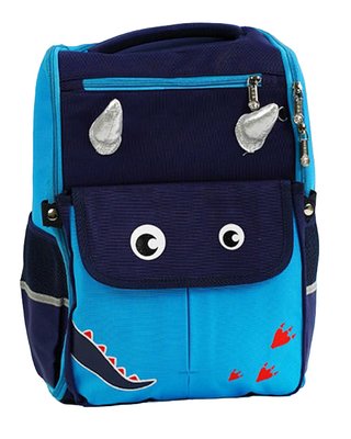 Рюкзак шкільний каркасний Дракон Синій 30874 фото