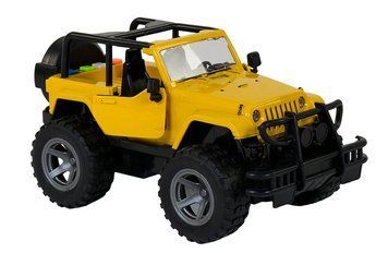 Дитяча машинка Джип Позашляховик Off-Road Інерційний Жовтий 29706 фото
