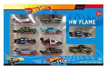 Набір машинок Хот Віл Hot Wheel металопластик 10 шт. 39828 фото