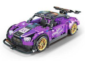 Конструктор машинка Гоночна спортивна Sportcar Aston Martin 406 деталей Фіолетовий 32630 фото