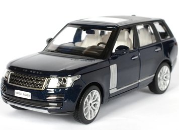 Машинка металева дитяча Range Rover Автопром Чорний 29421 фото