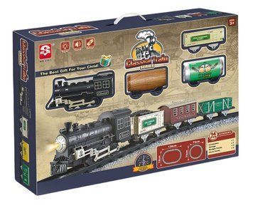 Дитяча залізниця з підсвічуванням і звуковим ефектом Classical Train 14 елементів Вид 1 41535 фото