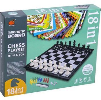 Игровой набор Настольные игры Шахматы 18 в 1 33605 фото