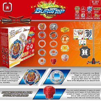 Бейблейд Зест Ахиллес Zest Achilles 3в1 6 сезон 3 динамит бея Beyblade B-201 29711 фото