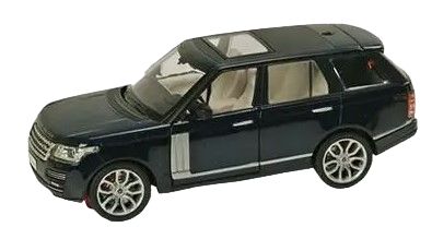 Машинка металева дитяча Range Rover Автопром Чорний 29421 фото