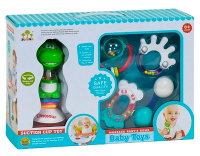 Набір брязкалець Baby Toys Зелений 25192 фото