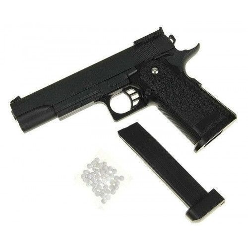 Игрушечный пистолет на пульках металлический Galaxy Colt G6 Classic Черный 23674 фото