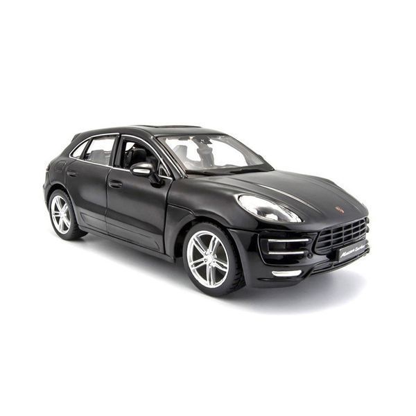 Машинка металлическая Bburago Porsche Macan 1:24, в ассортименте: черный, синий 27916 фото