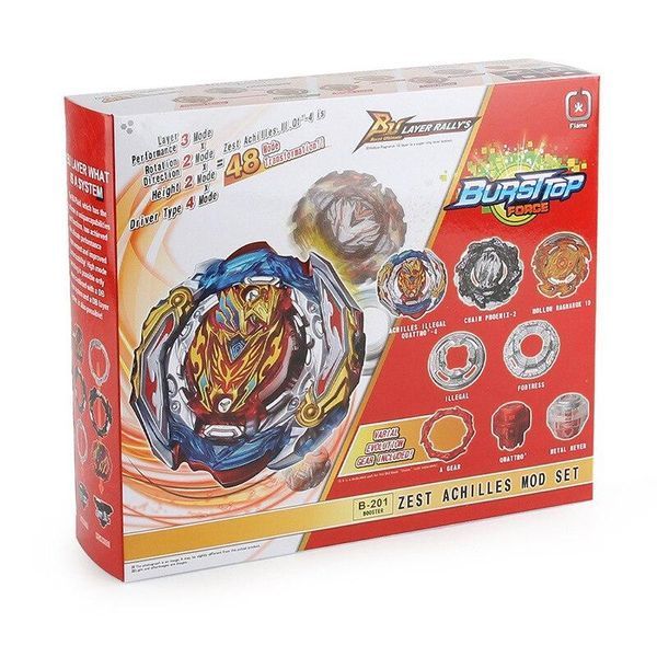 Бейблейд Зест Ахіллес Zest Achilles 6 сезон 3 динаміт бея Beyblade B-201 29711 фото