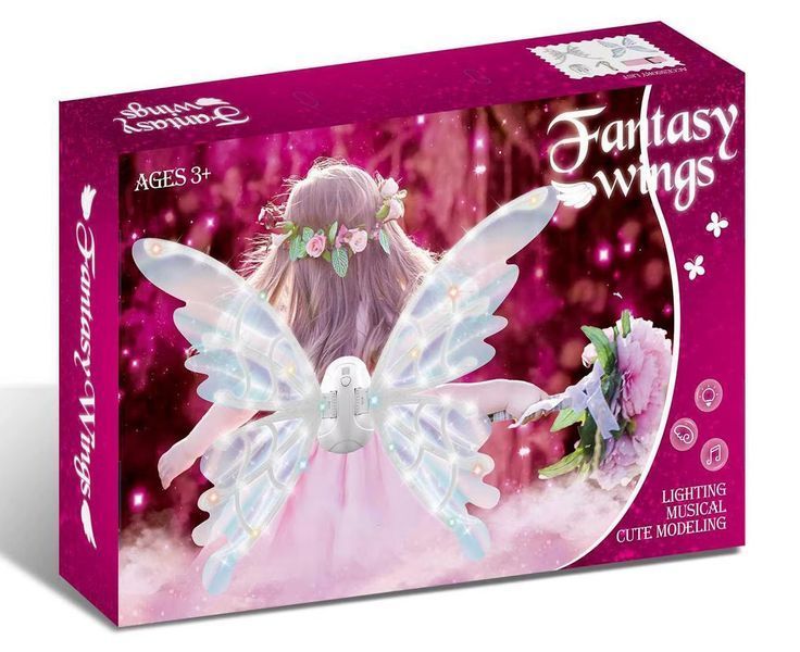 Дитячі крила Феї Метелика з підсвічуванням і музикою Fantasy Wings 42178 фото